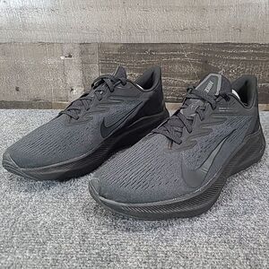 Nike Air Zoom Winflo 7 Black Anthracite CJ0291-001 Size 11.5 EUC‎